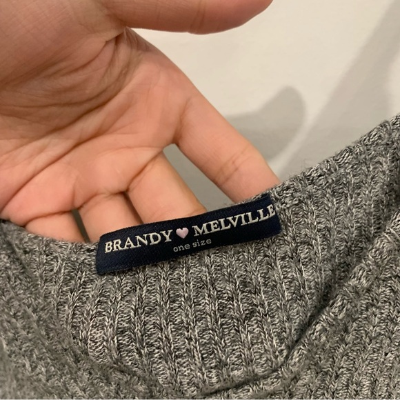 brandy melville grey tank top - Picture 2 of 5
